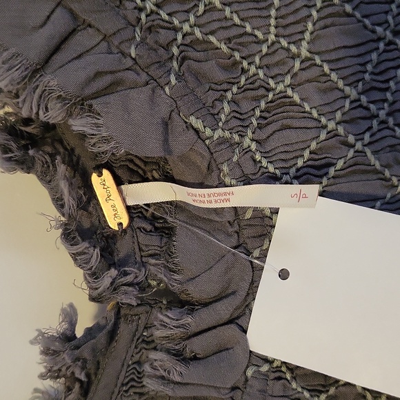 Free People Shea Mini Dress in Dried Basil S NWT - Picture 8 of 8